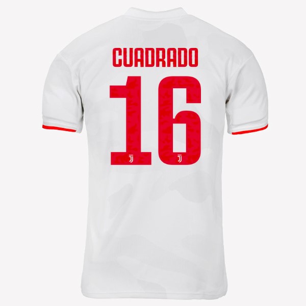 Camiseta Juventus NO.16 Cuadredo Segunda equipación 2019-2020 Gris Blanco